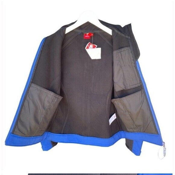 Engelbert Strauss Jacket Softshell Dryplexx Softlight Work Wear Blue Small NEW - Picture 4 of 13